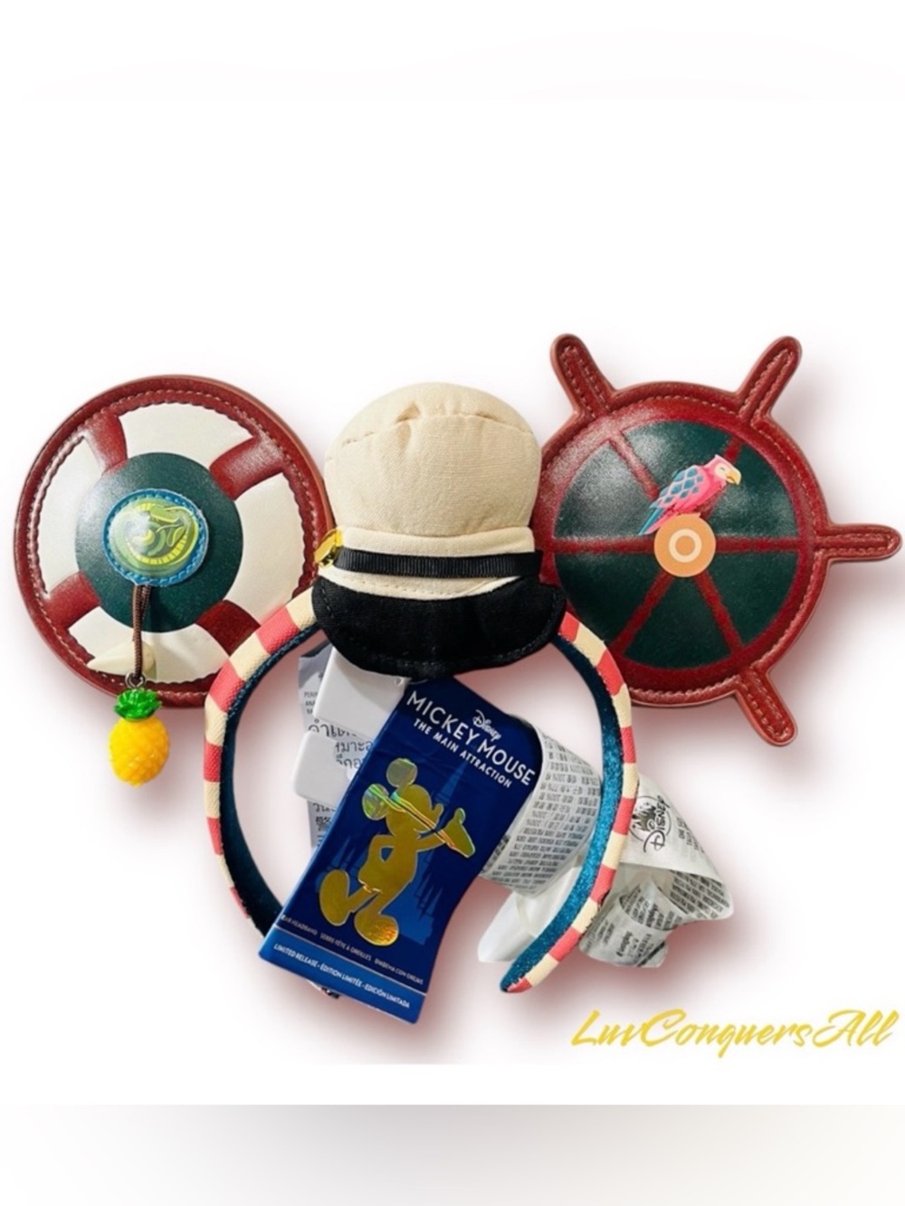 Disney Park 50th Anniversary Jungle Cruise The Main Attraction Ear Headband